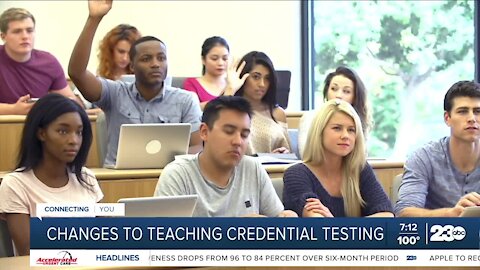 Changes to teaching credential testing
