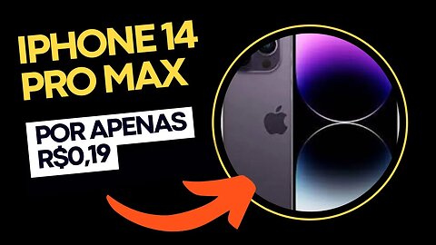 #Ganhe um iPhone14 Pro Max Por apenas R$0,19