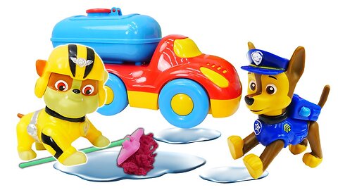 Video toys Paw Patrol at the base is flooded with water! Games for kids - Time to be a hero!