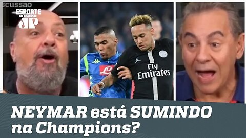 NEYMAR está SUMINDO na Champions? DEBATE FERVE!