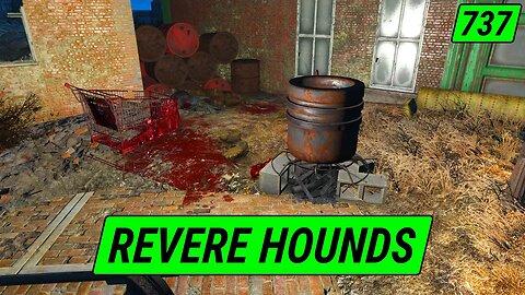 Fighting the Dangerous Revere Hounds | Fallout 4 Unmarked | Ep. 737