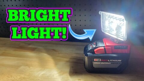 The Best Work Light To Use With Your Milwaukee M18 Batteries!