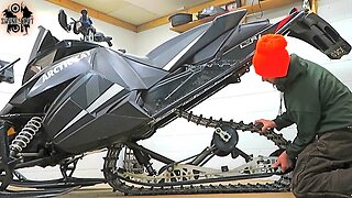 Noob Rebuilds Destroyed Arctic Cat Procross Skid | ZR5000 / F1100