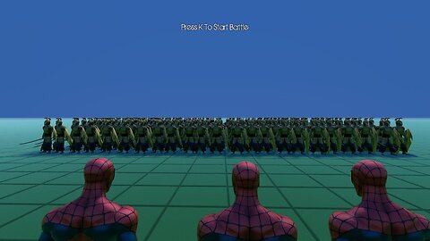 250 Spider-Man's Versus 250 Elf Shields || Ultimate Epic Battle Simulator