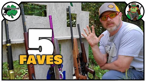 My TOP FIVE Favorite 22 Rifles May 2020 Edition