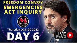 Emergencies Act Inquiry: LiveStream News Canada, October 20 2022