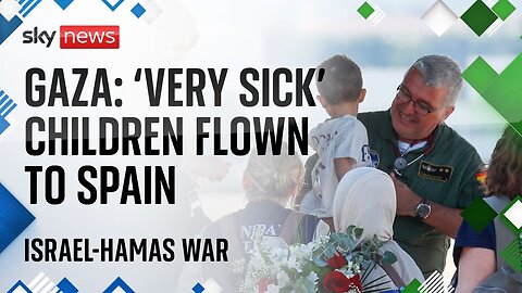 Gaza: 'Very sick' children flown to Spain for 'urgent medical care' | Israel-Hamas war| A-Dream ✅