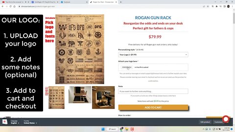 How to order rogan gun rack from Dinosaurized