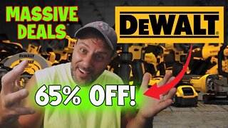 Massive DEWALT Tool Deals FOUND! (Won't Last Long!)
