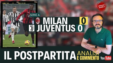 MILAN-JUVENTUS 0-0, il postpartita 23.01.2022