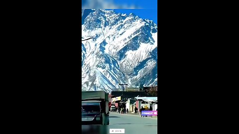 Beautiful Skardu City Mountain View #beautiful #skardu #skarducity #gilgit #viralvideo #trending