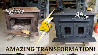 This AMAZING Wood Stove RESTORATION turned out so cool, you won't believe it!
