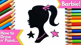How to Draw and Paint the Barbie Silhouette