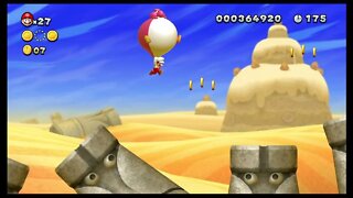 New Super Mario Bros. U Deluxe | Episode 8 - Layer-Cake Desert-1 - Stone-Eye Zone | Nintendo Switch