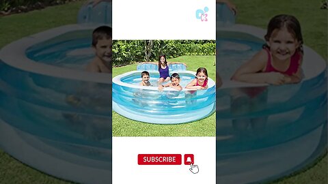 Get your hands on the H2OGO! 60" 3 Ring Inflatable Pool in polybag2sets and experience maximum fun