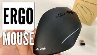 Jelly Comb Wireless Ergonomic Vertical Mouse Unboxing