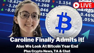Caroline Ellison Admits Fraud! | Bitcoin Year End Looks Rough | Latest Crypto News, TA & Charts