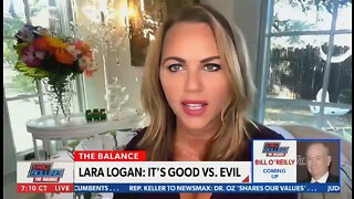 Lara Logan tells Newsmax that globalists are "dining on children's blood"