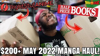 HALF PRICE BOOKS BACK TO BEING THE GOAT?! | May 2022 $200+ Manga Haul