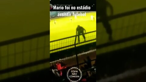 Mario tá frequentando os estádios brasileiros