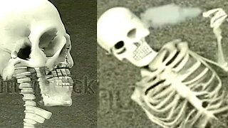 Skeletons Smocking (AI) #skeleton @MundoIa347