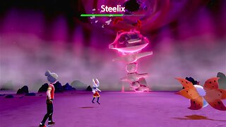 Pokémon Sword - Battling Dynamax Steelix