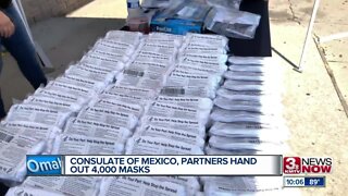 Consulate of Mexico, Partners Hand Out 4,000 Masks