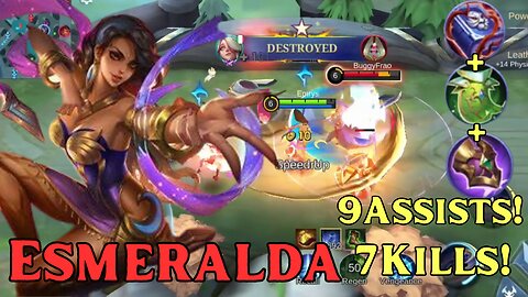 7 Kills + 9 Assists- Roaming Esmeralda Build! | MLBB | Mobile Legends | Mobile Legends: Bang Bang |