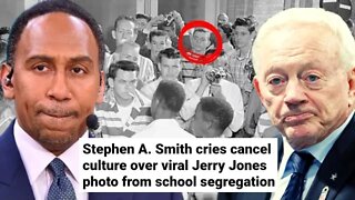 Stephen A Smith DEFENDS Jerry Jones From Woke Cancel Culture Media After Segregation Photo Surfaces