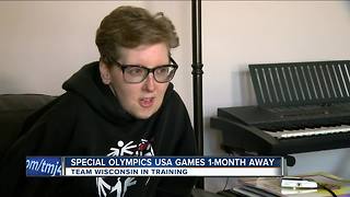 Special Olympic athletes from WI
