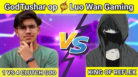 GoDTushar OP Vs Lou Wan Gaming | Who Is The Best 🤔 | PUBG LITE / TOP TWO INDIAN PLAYERS 🔥