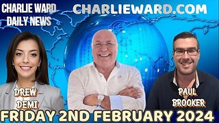 Join Charlie Ward Daily News With Paul Brooker & Drew Demi - Friday 2nd February 2024