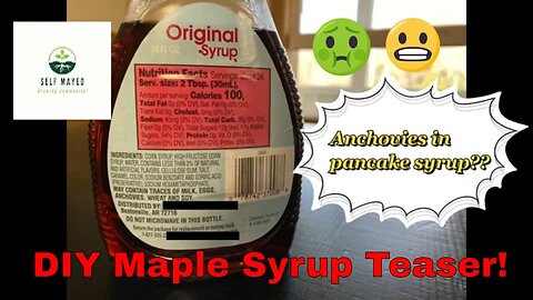 Anchovies In Pancake Syrup? DIY Maple Syrup Teaser #shorts #howto #diy