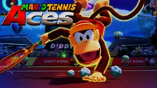 Mario Tennis Aces - Diddy Kong Gameplay (FREE DLC CHARACTER)
