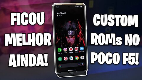 INSTALEI UMA CUSTOM ROM NO POCO F5 E DEIXEI ELE MELHOR AINDA! | DESEMPENHO MUITO BOM!