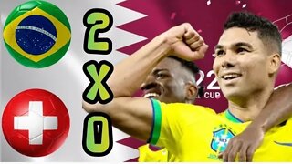 BRASIL X SUÍÇA 28/11/22 segundo jogo da seleção na copa do mundo 2022 #copadomundo