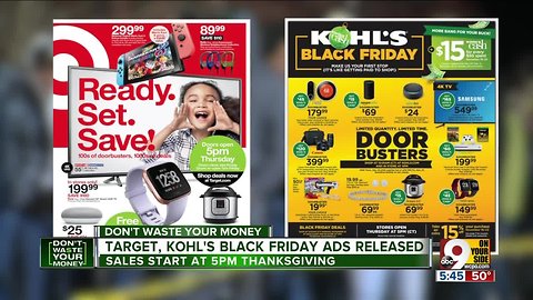 Target, Kohl's Black Friday 2018 ads are out