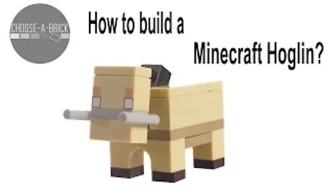How to build a Minecraft hoglin?
