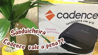 Sanduicheira Cadence Mini Grill San252 vale a pena? #resenha