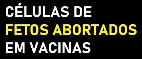 CÉLULAS DE FETOS ABORTADOS EM VACINAS - LEGENDADO