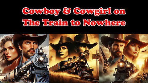 Cowboy & Cowgirl on The Forgotten Train to Nowhere.
