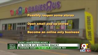 Is ToysRUs coming back?