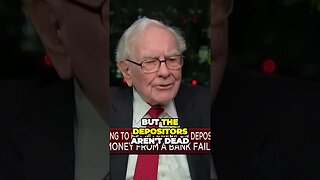 Your Bank Deposits Are Safe For Now Warren Buffett!