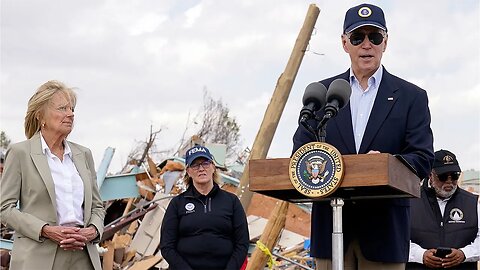 Biden calls devastated Mississippi town Rolling Fork 'Rolling Stone'