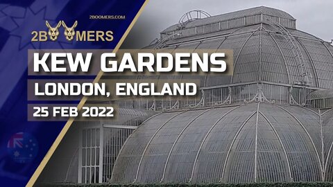 KEW GARDENS LONDON - 25TH FEBRUARY 2022