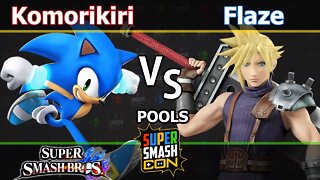 2GG|Komorikiri (Sonic) vs. Flaze (Lucina & Cloud) - Wii U Singles Pools - SSC17