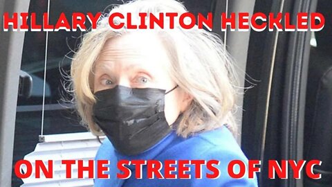 Hillary Clinton Heckled 2X in NYC 😂