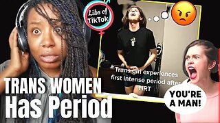 Trans Girl Fakes Period Cramps - Libs Of TikTok Reaction