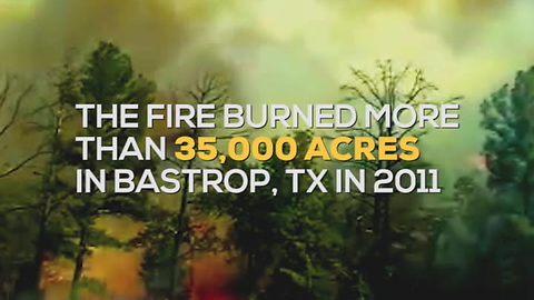 Bastrop Wildfire Spread in Real Time