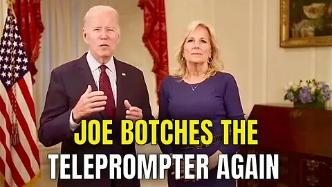 Joe Fought the Teleprompter, and the TELEPROMPTER WON! (And Jill couldn’t do ANYTHING about it)